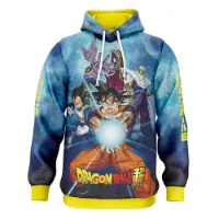 Otso Dragon Ball Super Goku Vegeta Huvtröja male