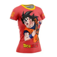 Otso Dragon Ball Z Goku Shenron T-shirt Med Korta ärmar female Otso Dragon Ball Z Goku Shenron T-shirt Med Korta ärmar female