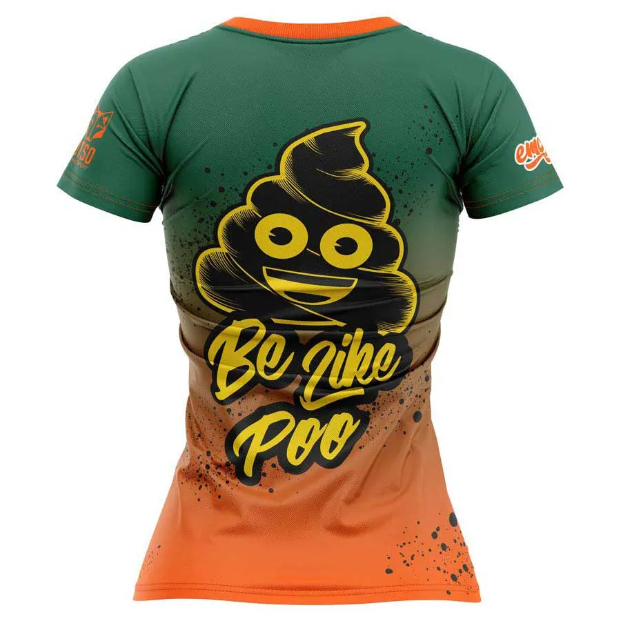Otso Emoji Be Like Poo T-shirt Med Korta ärmar Kvinna