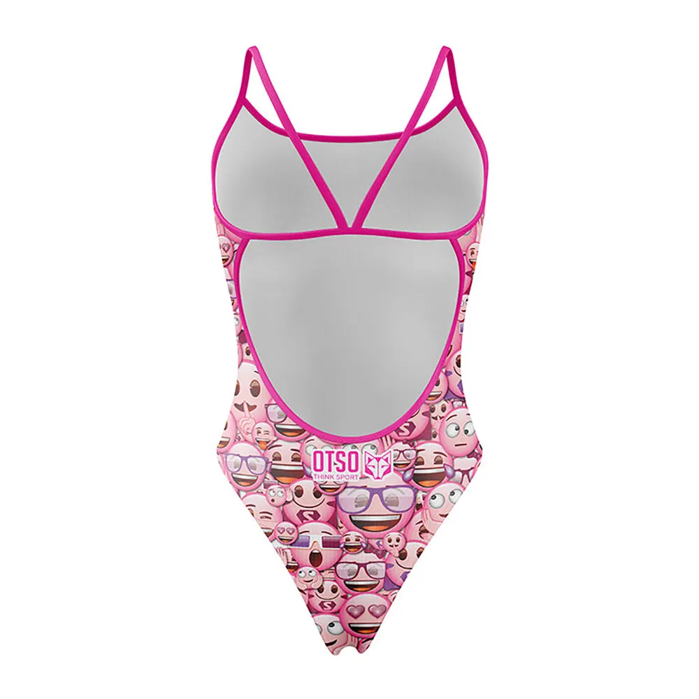 Otso Emoji Classic Pink Baddräkt female
