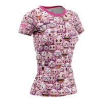 Otso Emoji Classic Pink T-shirt Med Korta ärmar male Otso Emoji Classic Pink T-shirt Med Korta ärmar male