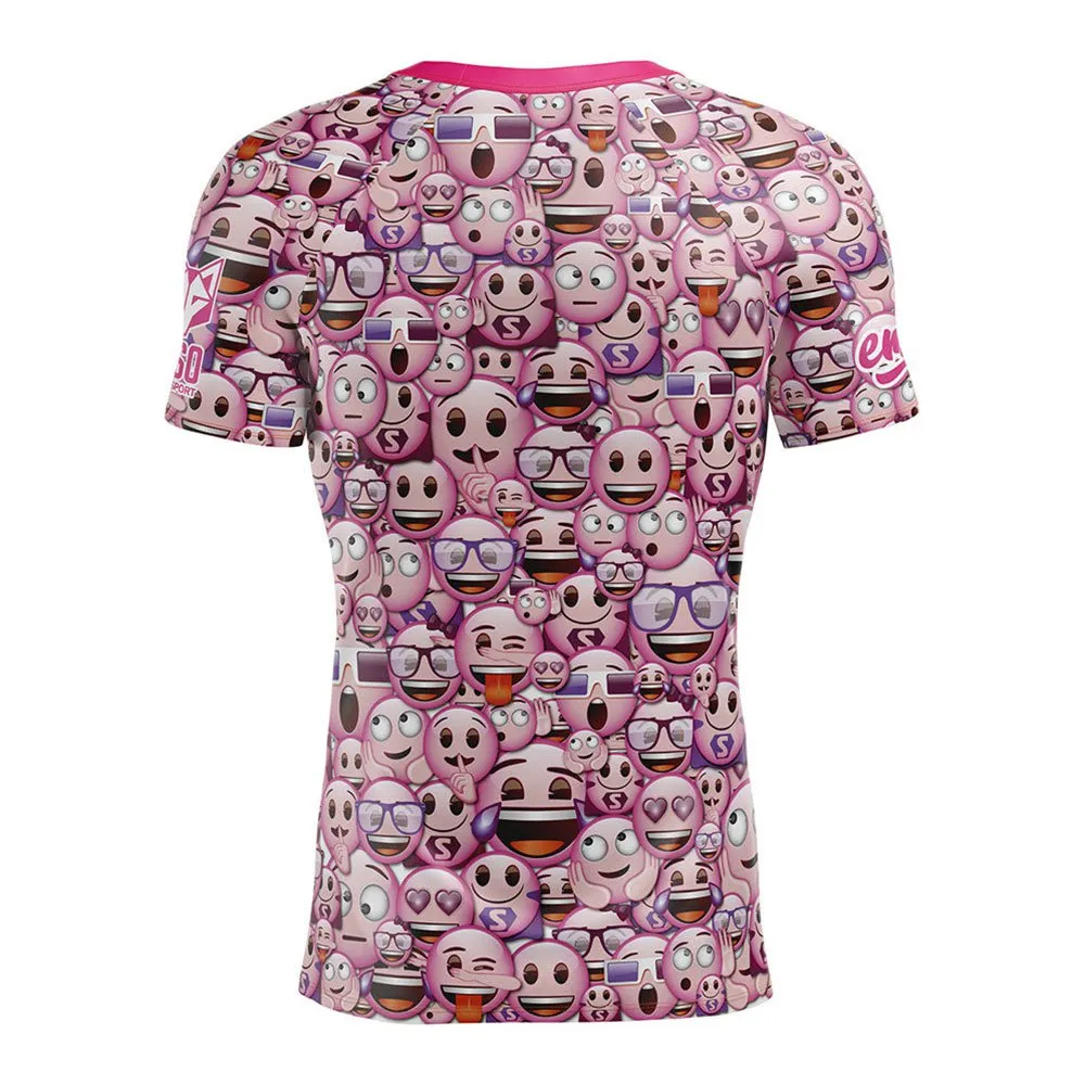 Otso Emoji Classic Pink T-shirt Med Korta ärmar male