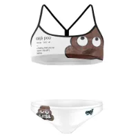 Otso Emoji Deja Poo Bikini female