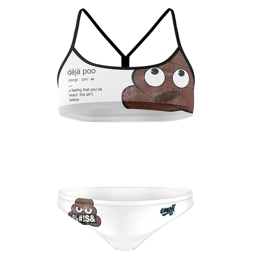Otso Emoji Deja Poo Bikini female