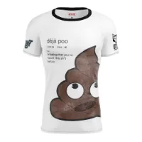 Otso Emoji Déjà Poo T-shirt Med Korta ärmar male