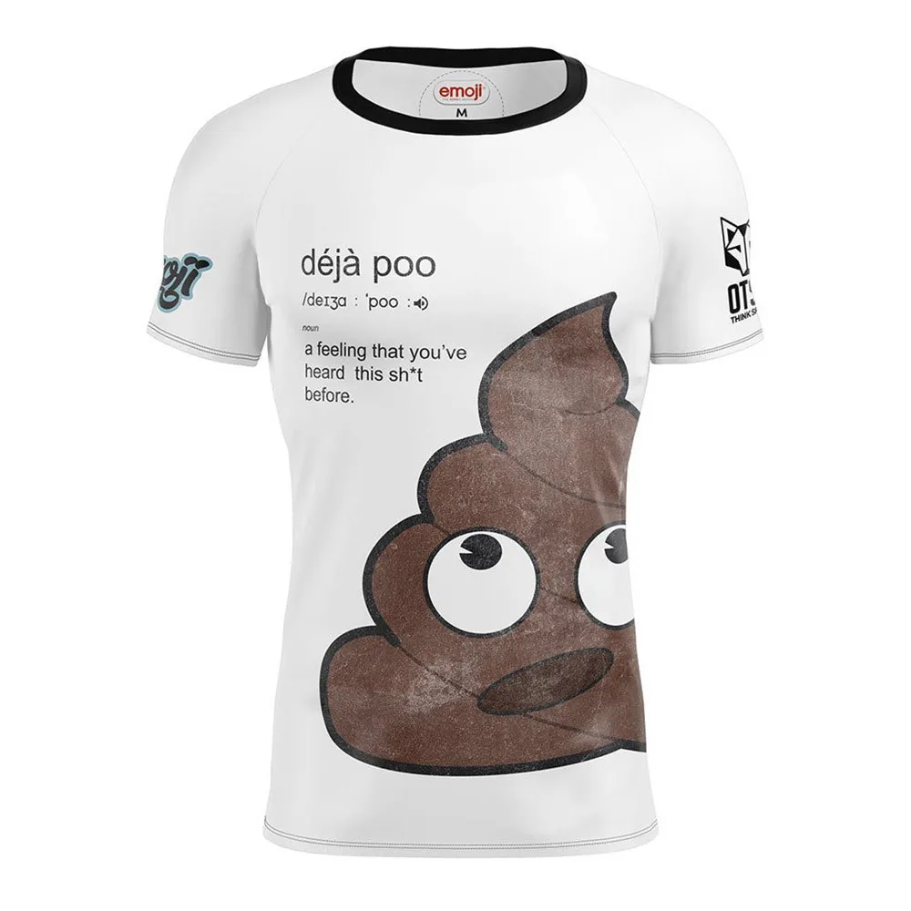 Otso Emoji Déjà Poo T-shirt Med Korta ärmar male