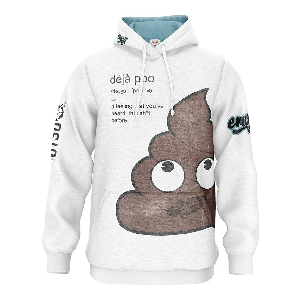 Otso Emoji Déjà Poo Tröja Med Huva male