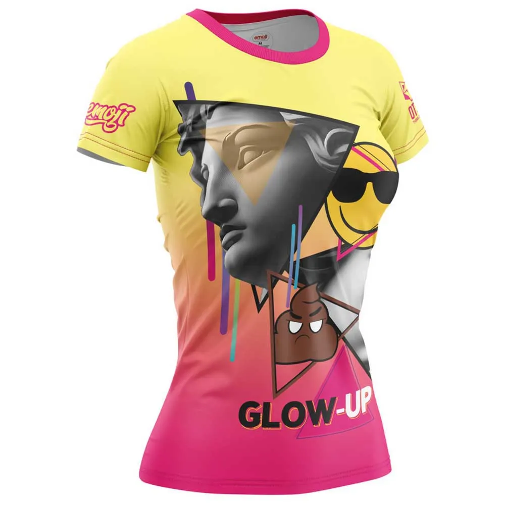 Otso Emoji Glow-up T-shirt Med Korta ärmar Kvinna