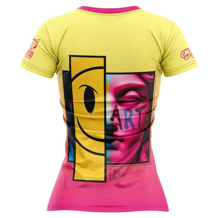 Otso Emoji Glow-up T-shirt Med Korta ärmar Kvinna