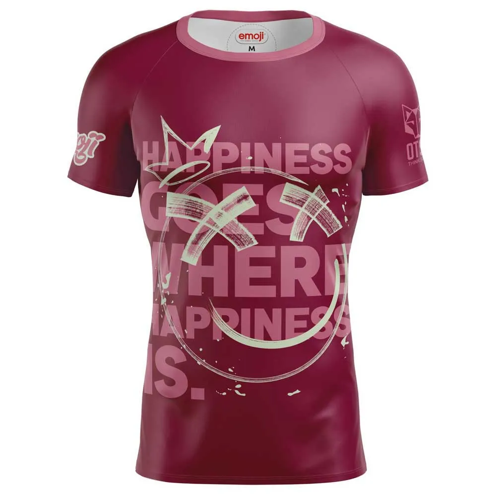 Otso Emoji Happiness T-shirt Med Korta ärmar Man