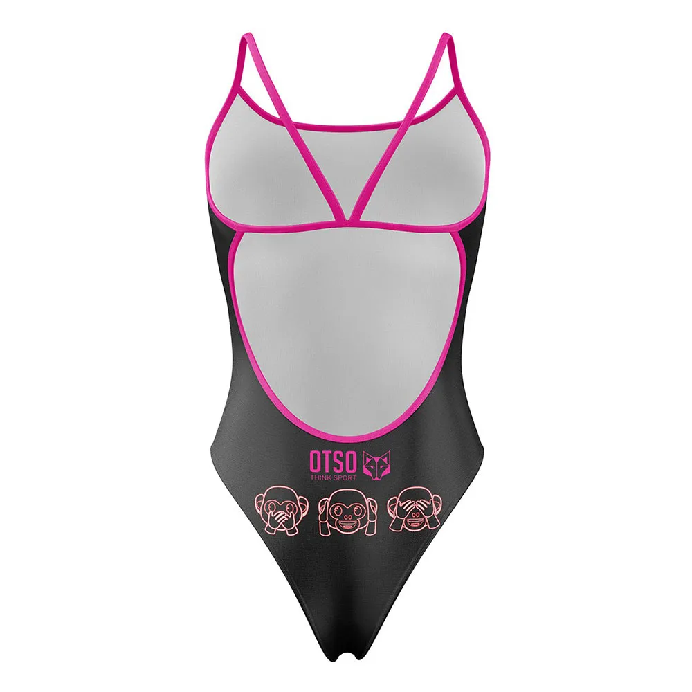 Otso Emoji Monkey Neon Baddräkt female