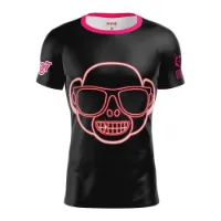 Otso Emoji Monkey Neon T-shirt Med Korta ärmar male