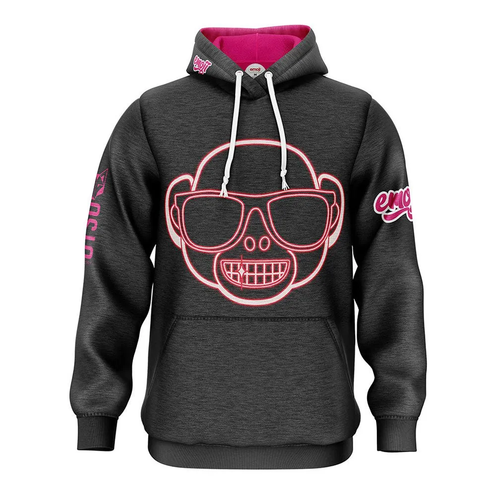 Otso Emoji Monkey Neon Tröja Med Huva male