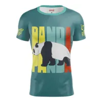 Otso Emoji Panda T-shirt Med Korta ärmar male