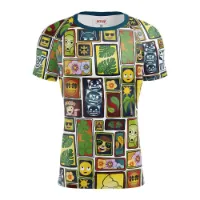 Otso Emoji Portrait T-shirt Med Korta ärmar male