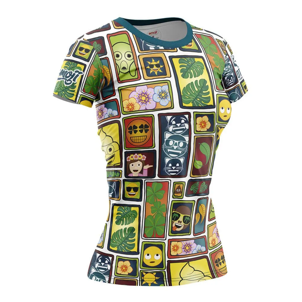 Otso Emoji Portrait T-shirt Med Korta ärmar male