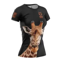 Otso Giraffe T-shirt Med Korta ärmar female Otso Giraffe T-shirt Med Korta ärmar female