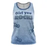 Otso Hello Kitty Denim ärmlös T-shirt Kvinna