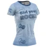 Otso Hello Kitty Denim T-shirt Med Korta ärmar Kvinna