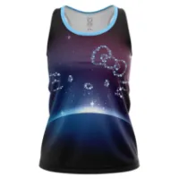 Otso Hello Kitty Galaxy ärmlös T-shirt Kvinna