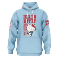 Otso Hello Kitty Stripes Huvtröja female Otso Hello Kitty Stripes Huvtröja female