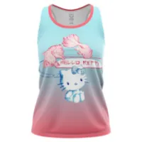 Otso Hello Kitty Wave ärmlös T-shirt Kvinna