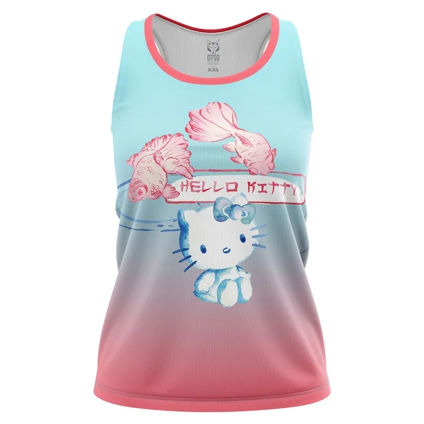 Otso Hello Kitty Wave ärmlös T-shirt Kvinna