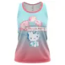 Otso Hello Kitty Wave ärmlös T-shirt Kvinna