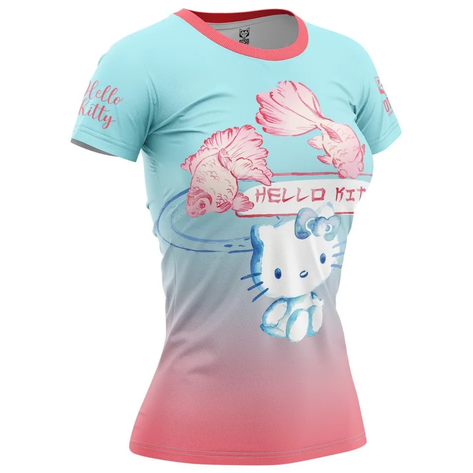 Otso Hello Kitty Wave T-shirt Med Korta ärmar Kvinna