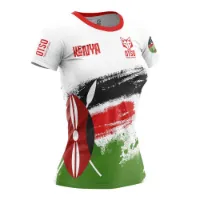 Otso Kimbia Kenya T-shirt Med Korta ärmar female Otso Kimbia Kenya T-shirt Med Korta ärmar female