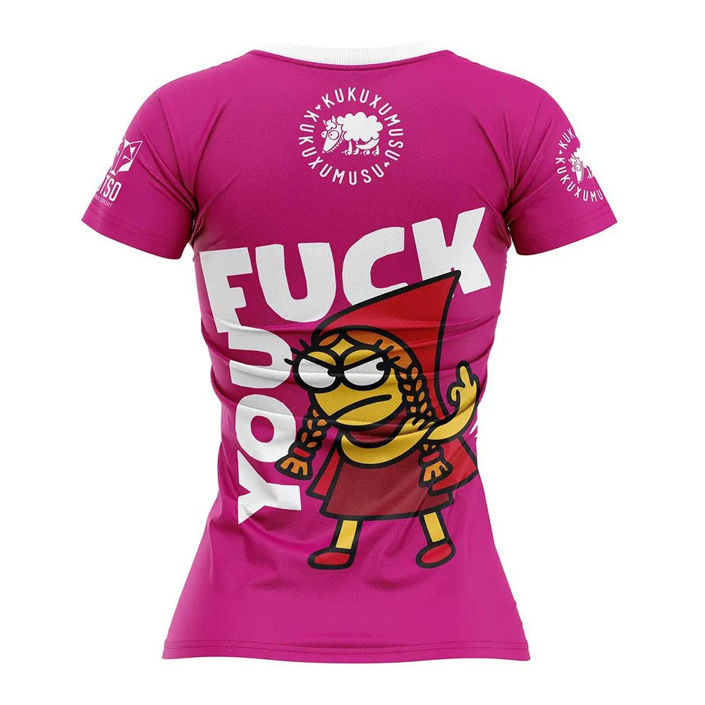 Otso Kukuxumusu Fuck You T-shirt Med Korta ärmar female