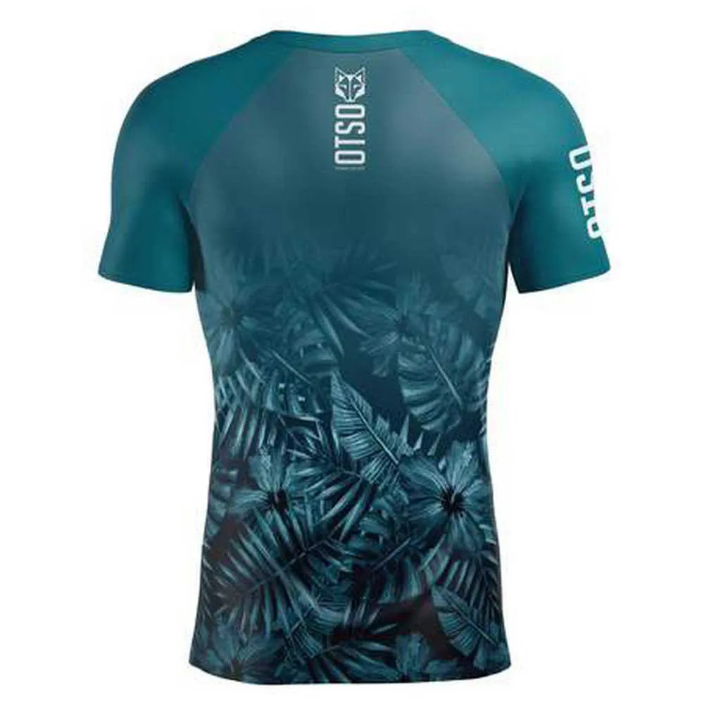 Otso M/corta Tropical Green T-shirt Med Korta ärmar male