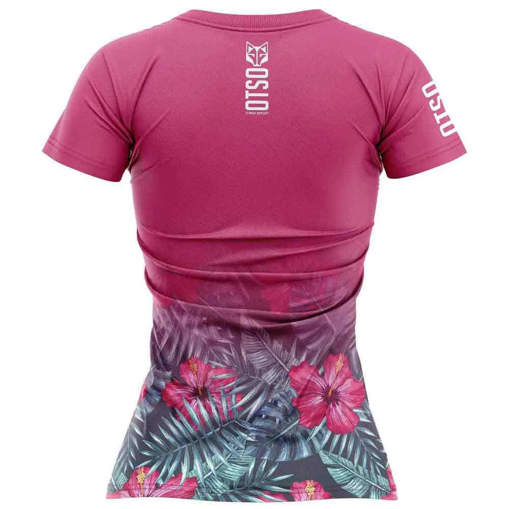 Otso M/corta Tropical T-shirt Med Korta ärmar female
