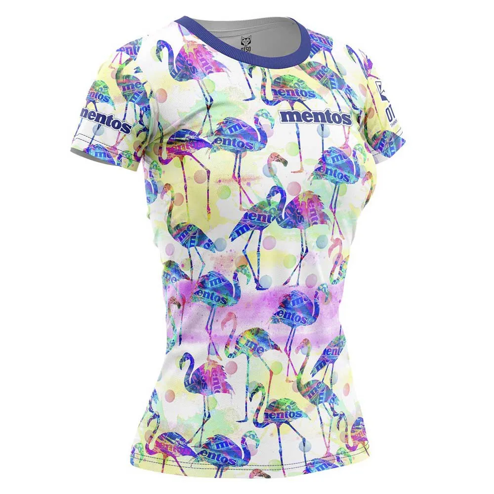Otso Mentos Flamengos T-shirt Med Korta ärmar female, Multicolor Otso Mentos Flamengos T-shirt Med Korta ärmar female, Multicolor