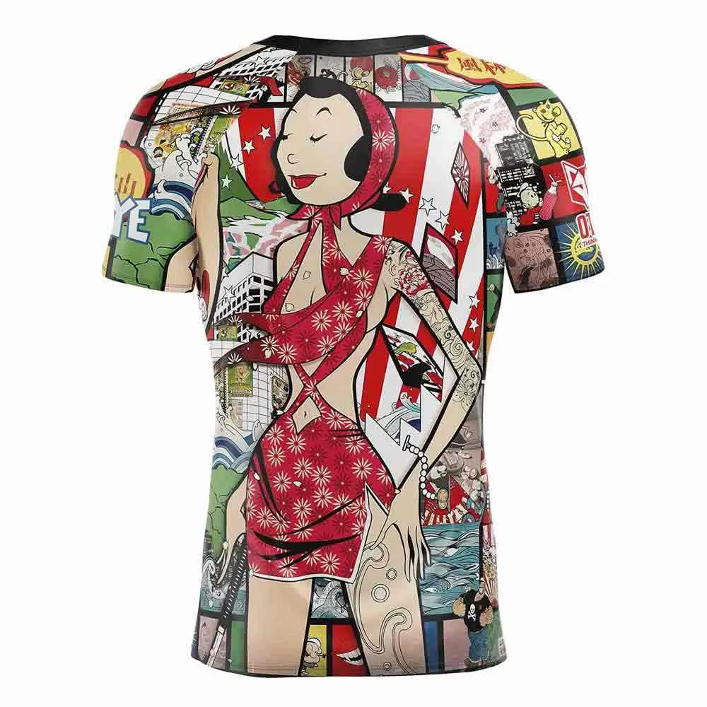 Otso Popeye Art Show T-shirt Med Korta ärmar female