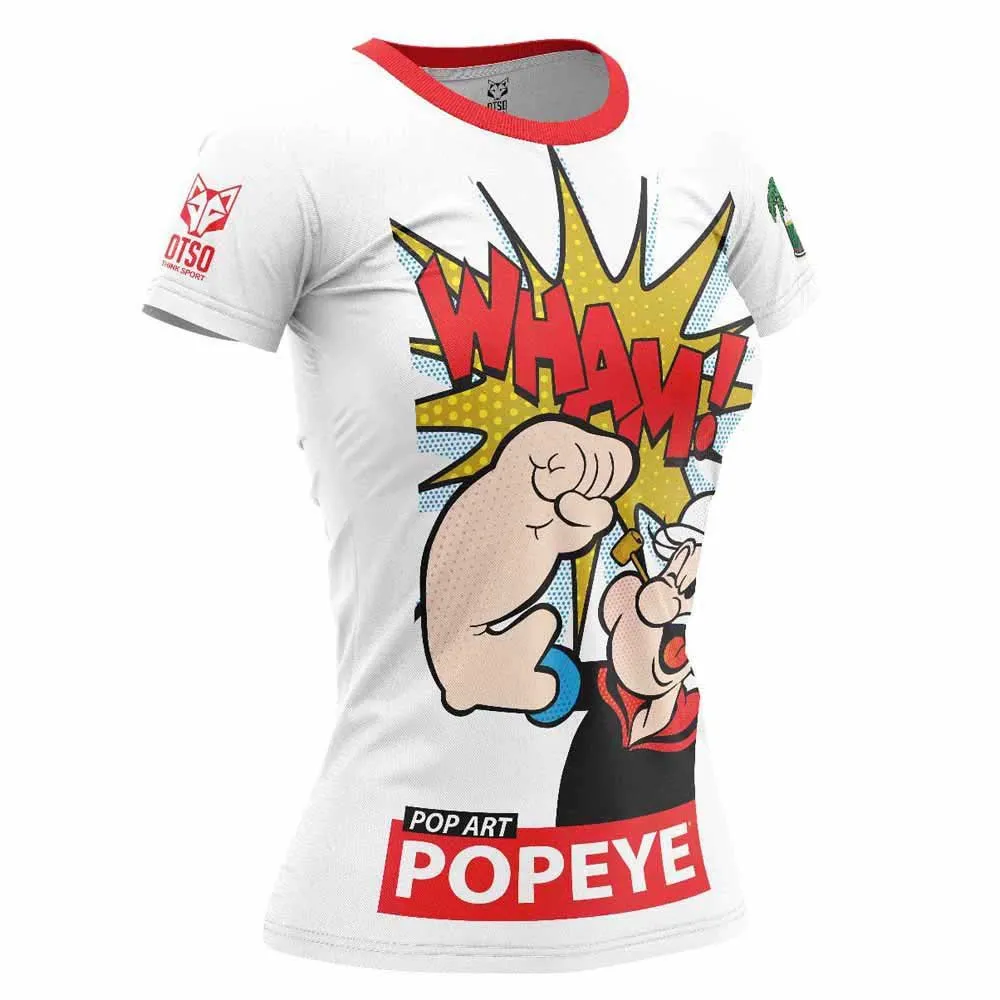 Otso Popeye Pop Art T-shirt Med Korta ärmar female Otso Popeye Pop Art T-shirt Med Korta ärmar female