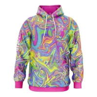 Otso Psychedelic Tröja Med Huva male Otso Psychedelic Tröja Med Huva male