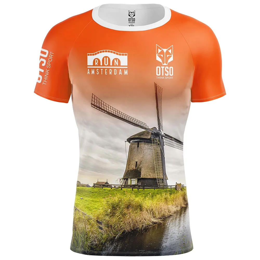 Otso Run Ámsterdam 2024 T-shirt Med Korta ärmar female