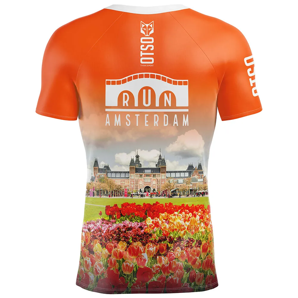 Otso Run Ámsterdam 2024 T-shirt Med Korta ärmar female