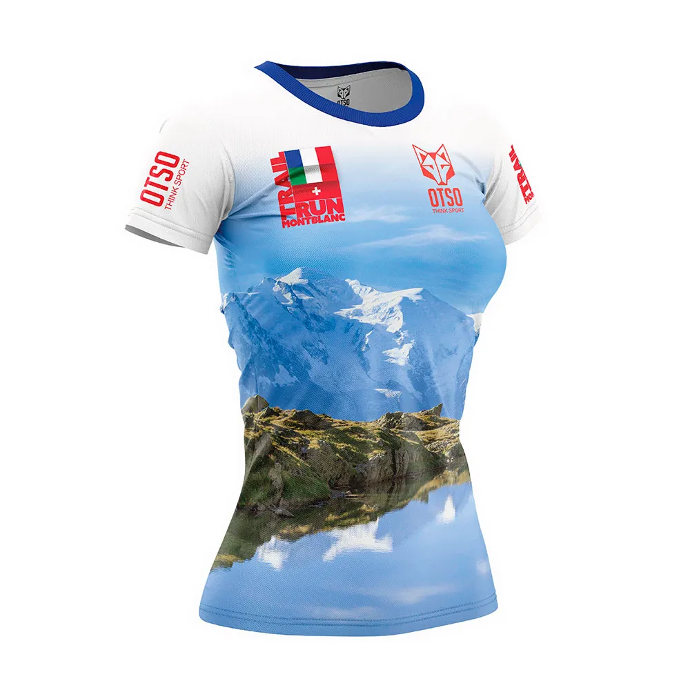 Otso Run Trail Montblanc 2024 T-shirt Med Korta ärmar female, Multicolour Otso Run Trail Montblanc 2024 T-shirt Med Korta ärmar female, Multicolour