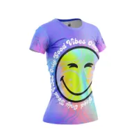 Otso Smileyworld Vibes T-shirt Med Korta ärmar female Otso Smileyworld Vibes T-shirt Med Korta ärmar female