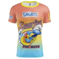Otso Smurf Smurfing T-shirt Med Korta ärmar female