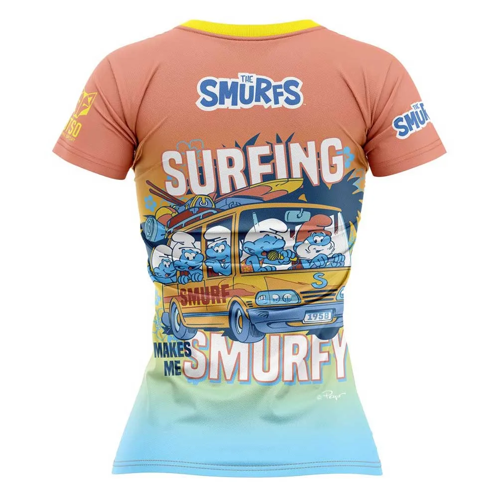 Otso Smurf Smurfing T-shirt Med Korta ärmar female