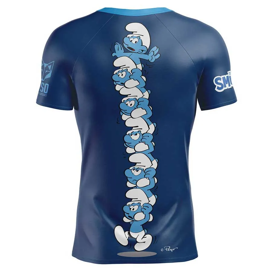 Otso Smurf Tower T-shirt Med Korta ärmar male