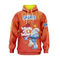 Otso Smurfs Strong Tröja Med Huva male Otso Smurfs Strong Tröja Med Huva male