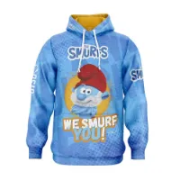 Otso Smurfs We Smurf You! Tröja Med Huva male Otso Smurfs We Smurf You! Tröja Med Huva male