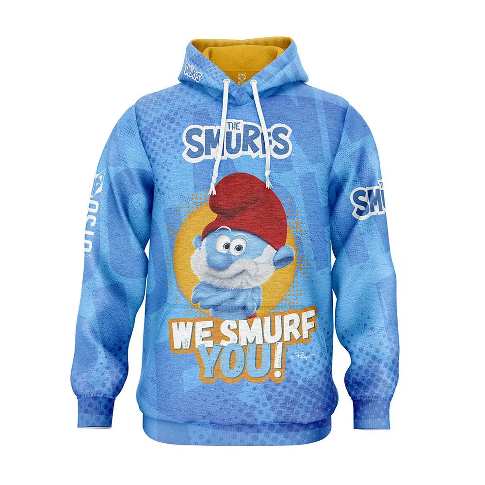Otso Smurfs We Smurf You! Tröja Med Huva male