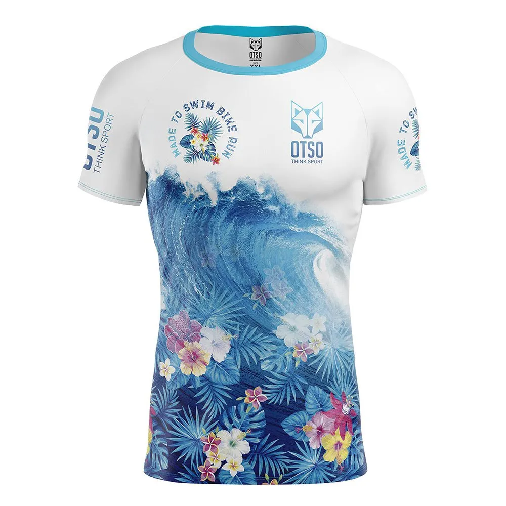 Otso Swim Bike Run Wave T-shirt Med Korta ärmar female Otso Swim Bike Run Wave T-shirt Med Korta ärmar female