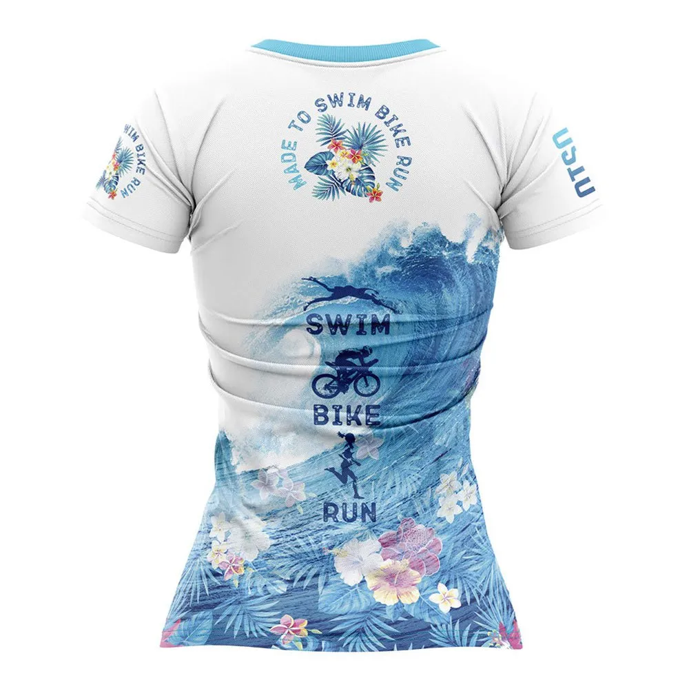 Otso Swim Bike Run Wave T-shirt Med Korta ärmar male