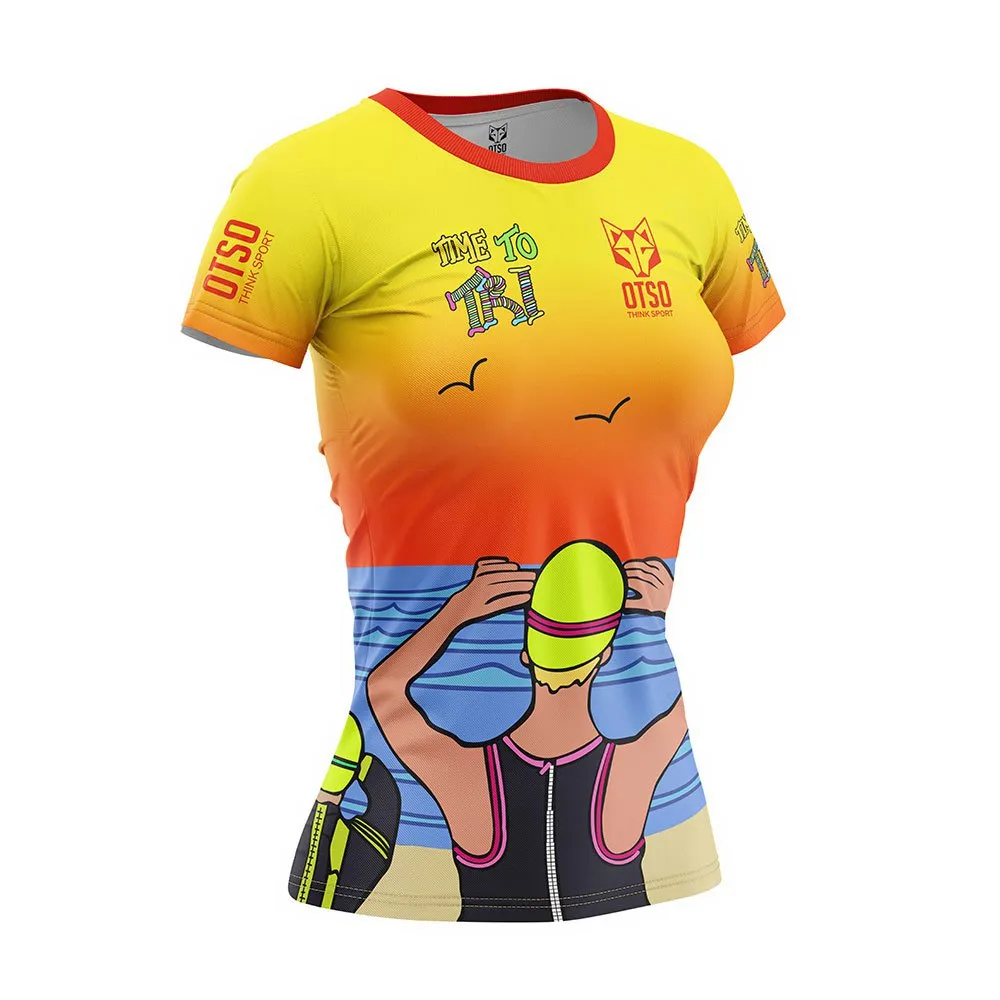 Otso Time To Tri Swim T-shirt Med Korta ärmar male